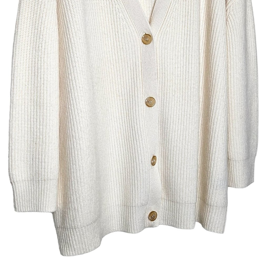 Jenni Kayne Cashmere Cocoon Cardigan in Ivory - Picture 6 of 13